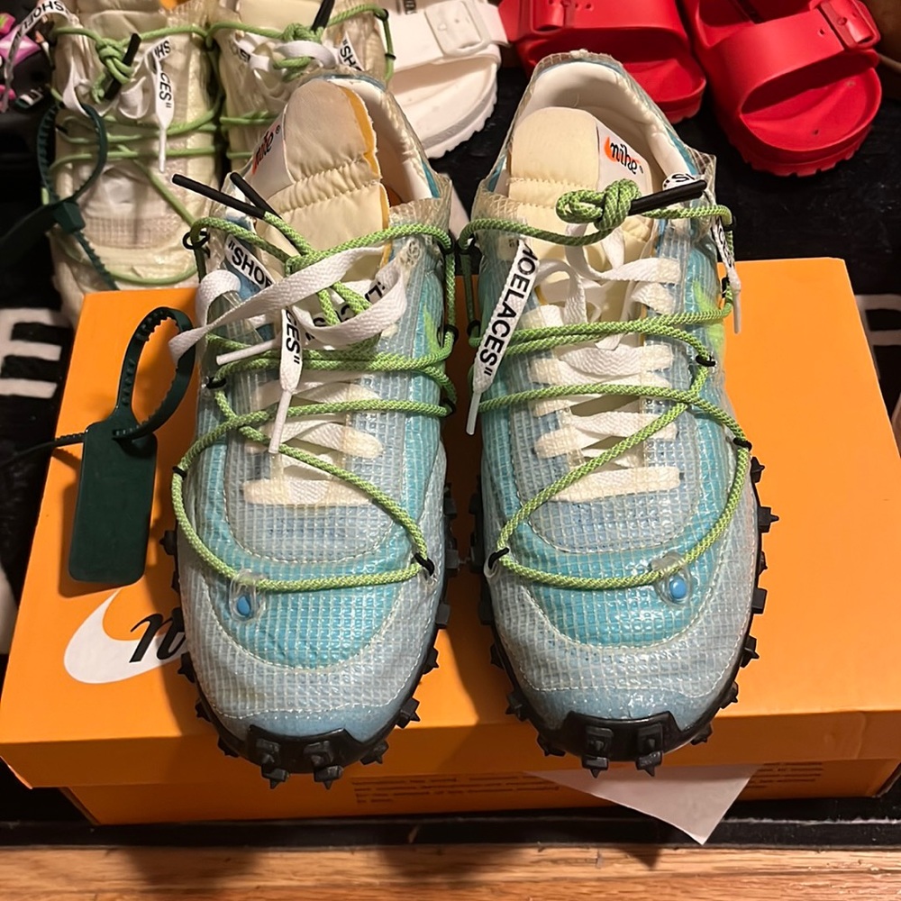 Nike Off-White Waffle Racer Vivid Sky